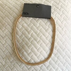 NWT Nordstrom Gold Chain Necklace rope thick